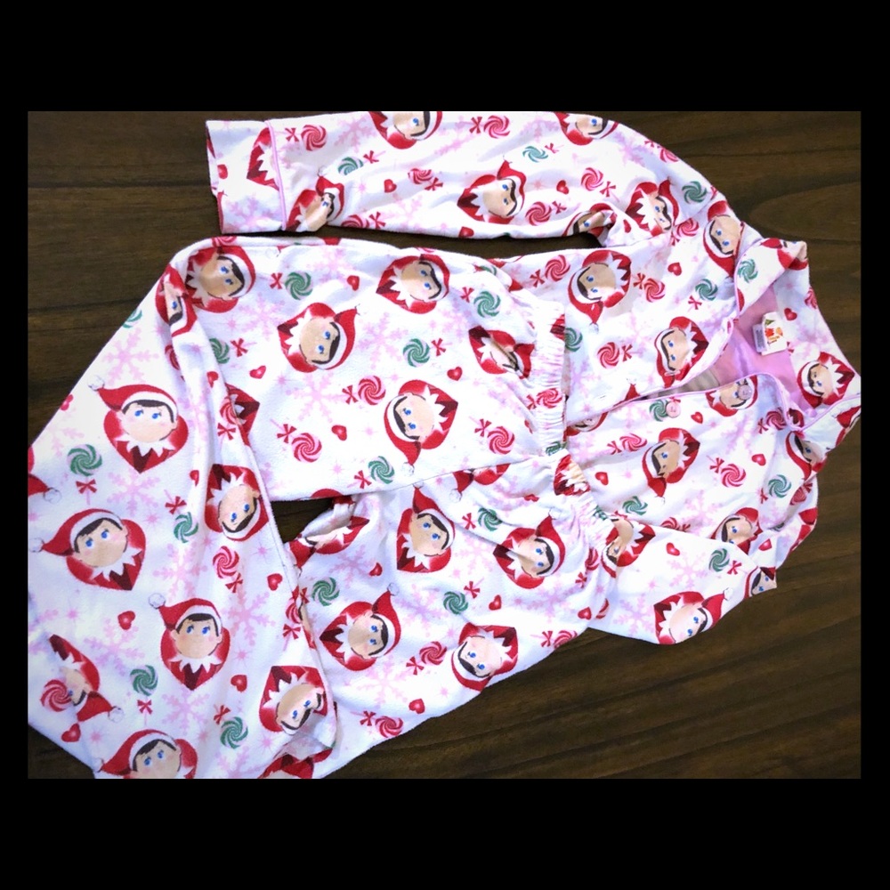 Elf On A Shelf Girl’s Matching Pajamas Size 8